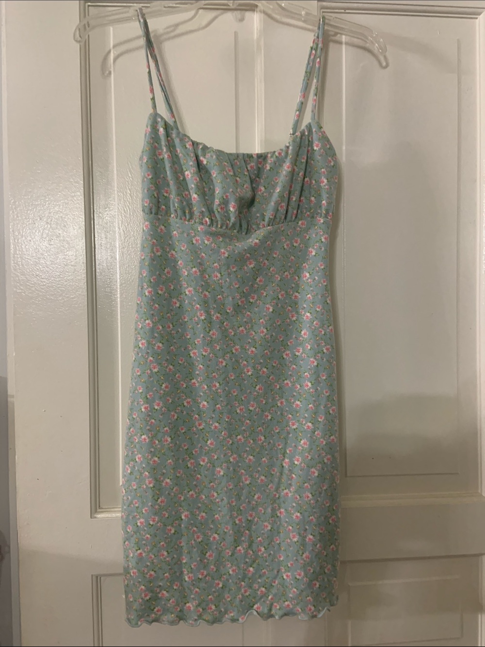 Le Lis Mint Floral Slip Dress